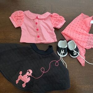American Girl Maryellen's Poodle Skirt Outfit